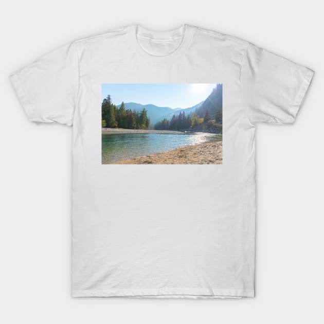 Similkameen River View at Bromley Rock Provincial Park T-Shirt by Amy-K-Mitchell